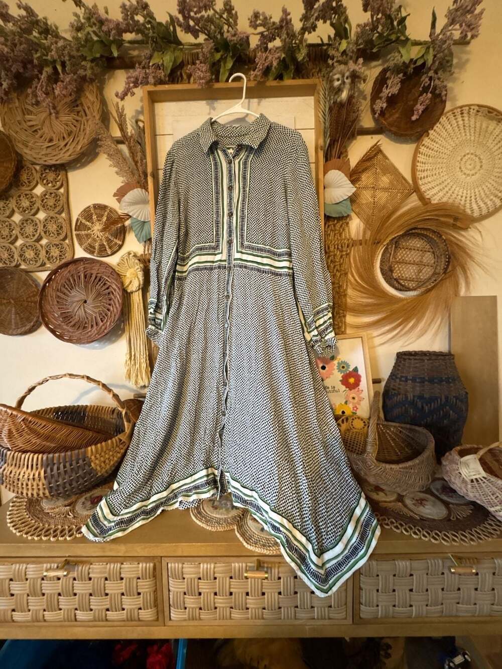 Maeve Anthropologie Constantine Midi Dress Size 20W - Picture 2 of 3